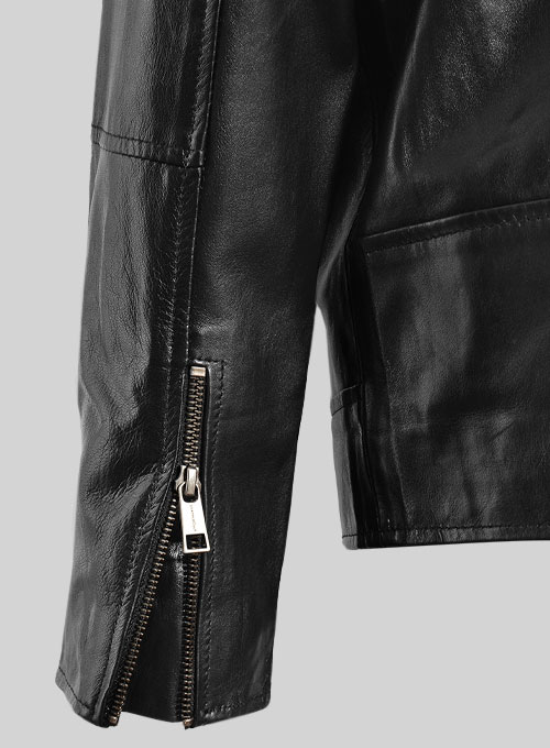 Black Jake Gyllenhaal Enemy Leather Jacket - Click Image to Close