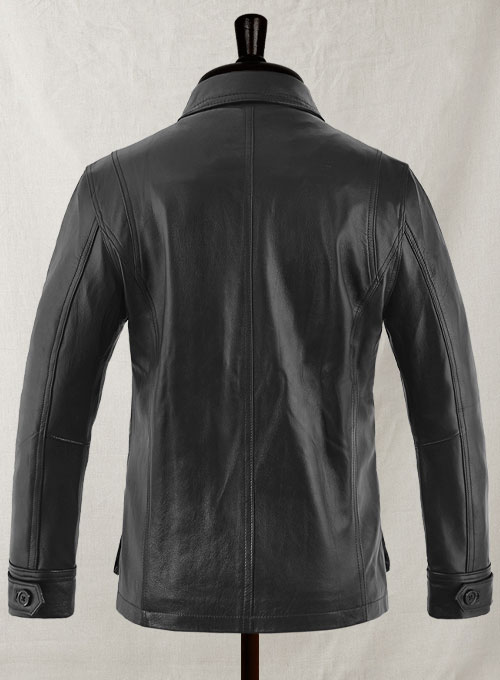 Black Jensen Ross Ackles Supernatural Season 7 Leather Jacket