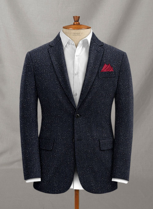 Blue Flecks Donegal Tweed Jacket