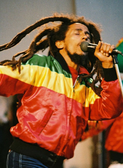 Bob Marley Leather Jacket - Click Image to Close