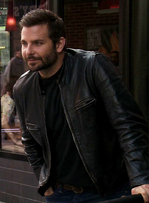 Bradley Cooper Burnt Leather Jacket