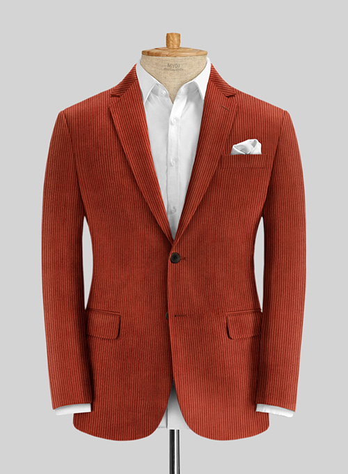 Burnt Sienna Corduroy Jacket