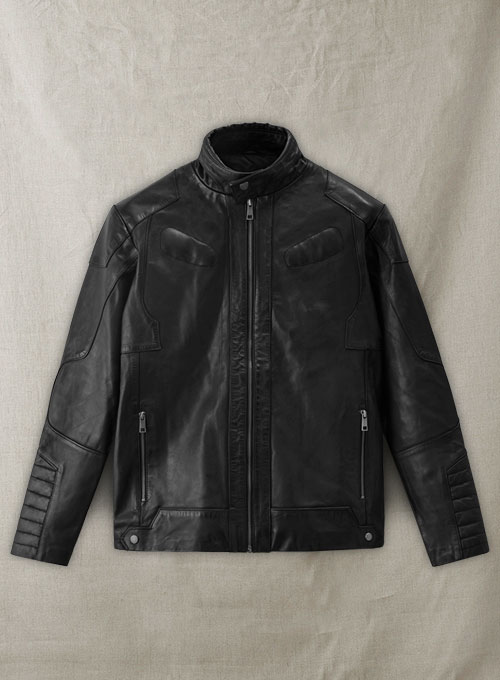 Cafe Racer Leather Jacket #2 - Click Image to Close