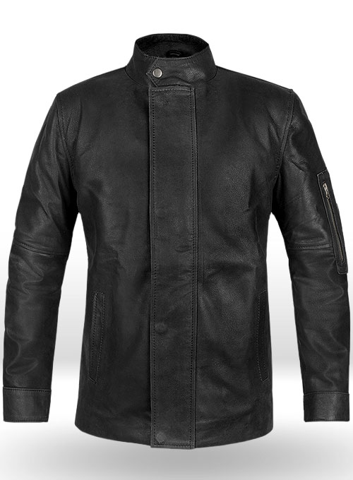 Distressed Black Californication 3 Hank Moody Leather Jacket