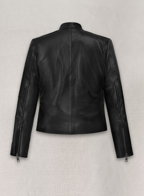 Carrie Anne Moss The Matrix Resurrections Leather Jacket - Click Image to Close