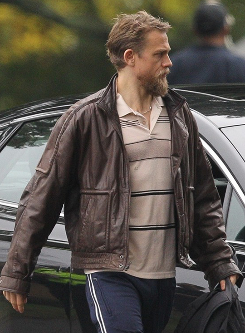 Charlie Hunnam Jungleland Leather Jacket - Click Image to Close