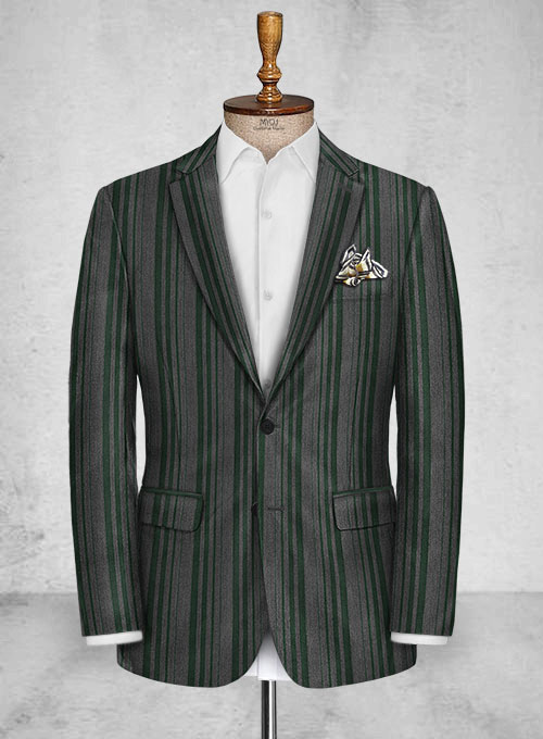 Chive Green Wool Jacket