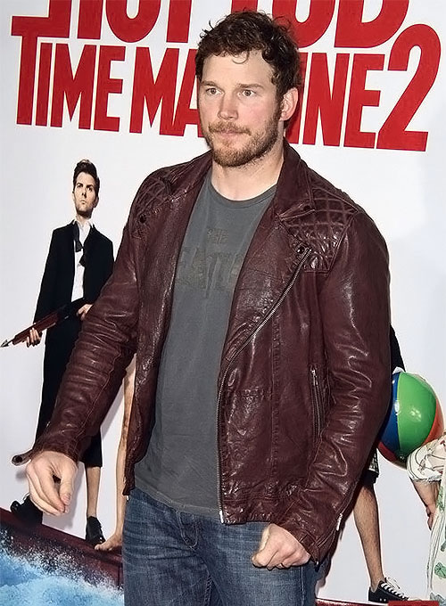 Chris Pratt Leather Jacket - Click Image to Close