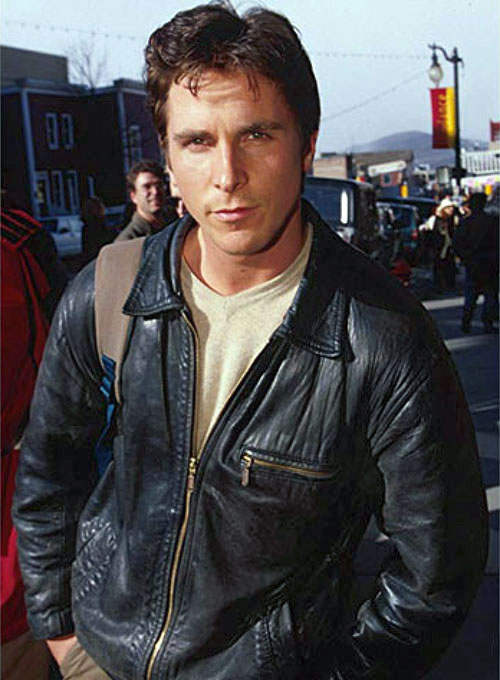 Christian Bale Leather Jacket - Click Image to Close