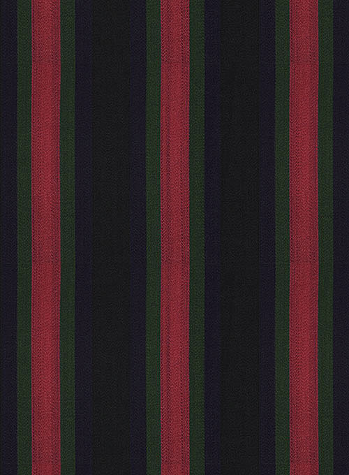 Cocktail Stripe Wool Tuxedo Jacket