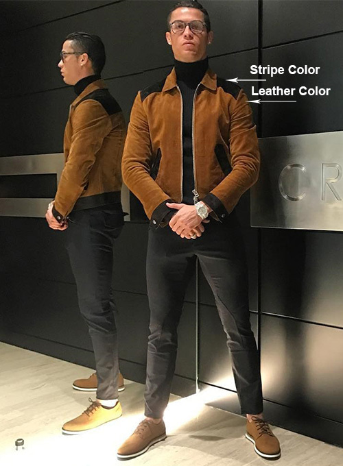 cristiano ronaldo drip jacket en italia | Cojín