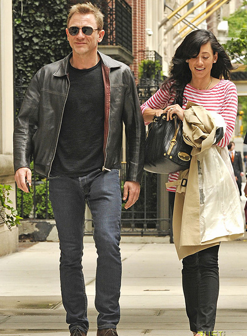 Daniel Craig Layer Cake Leather Jacket