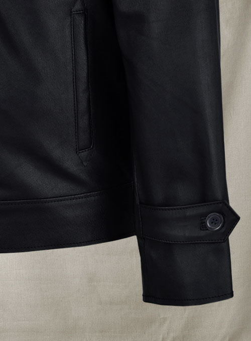Dark Blue Stretch Tom Cruise Premier Leather Jacket