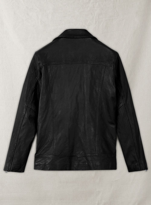 Dauntless Black Biker Leather Jacket