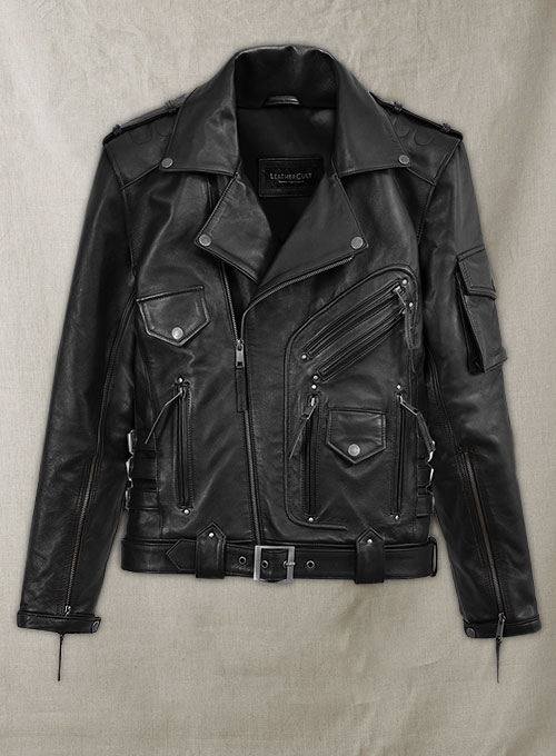 Deadwood Moto Leather Jacket - Click Image to Close