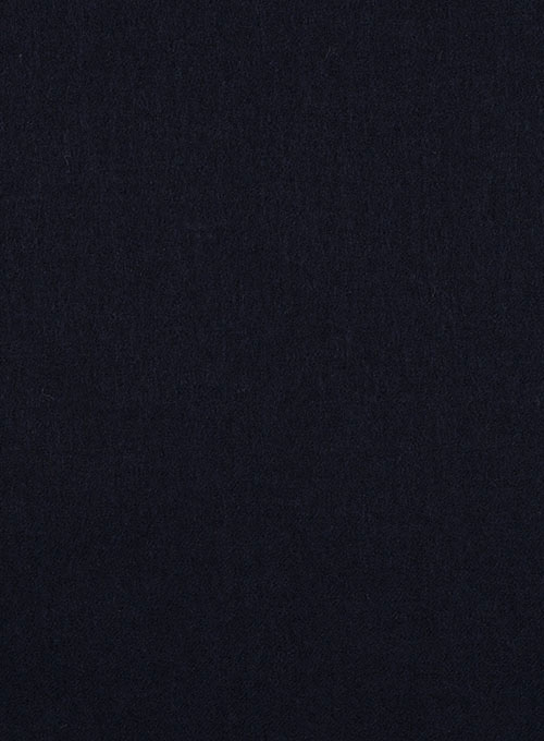 Dark Navy Flannel Wool Jacket