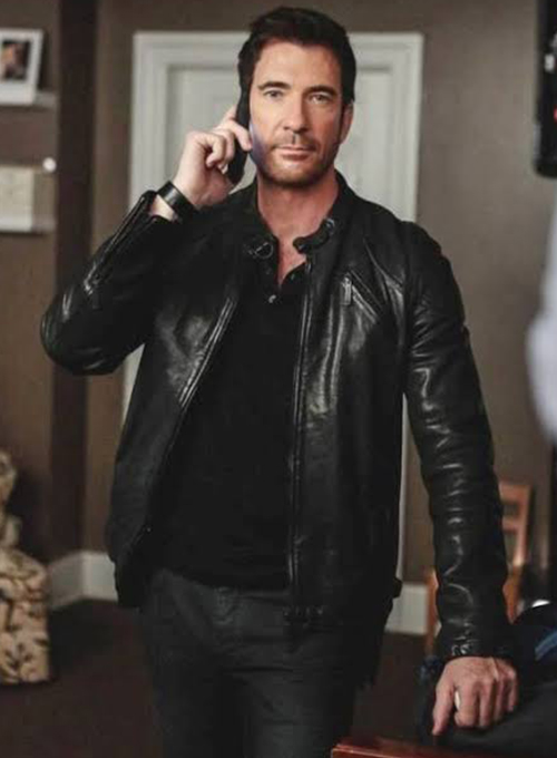 Dylan McDermott Hostages Leather Jacket - Click Image to Close