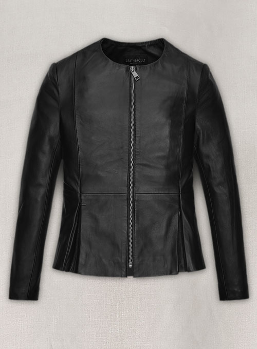 Elizabeth Gillies Dynasty Leather Jacket - Click Image to Close