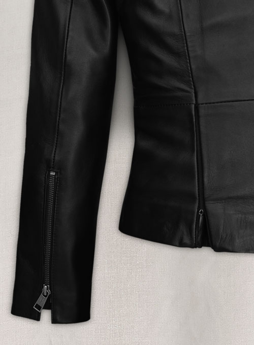 Elizabeth Gillies Dynasty Leather Jacket - Click Image to Close