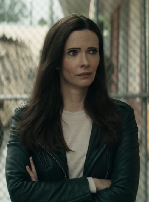 Elizabeth Tulloch Superman and Lois Leather Jacket #1