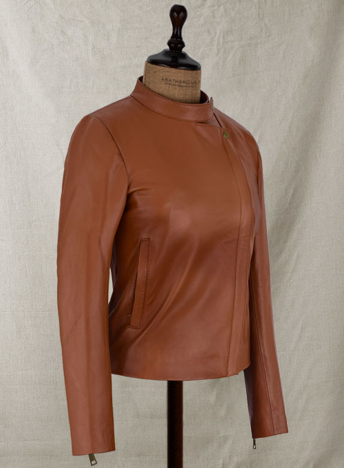 Ellen Pompeo Leather Jacket #1 - Click Image to Close