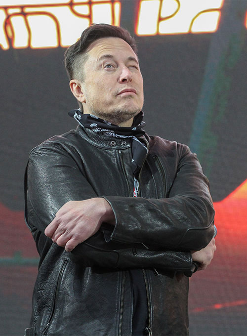 Elon Musk Leather Jacket - Click Image to Close