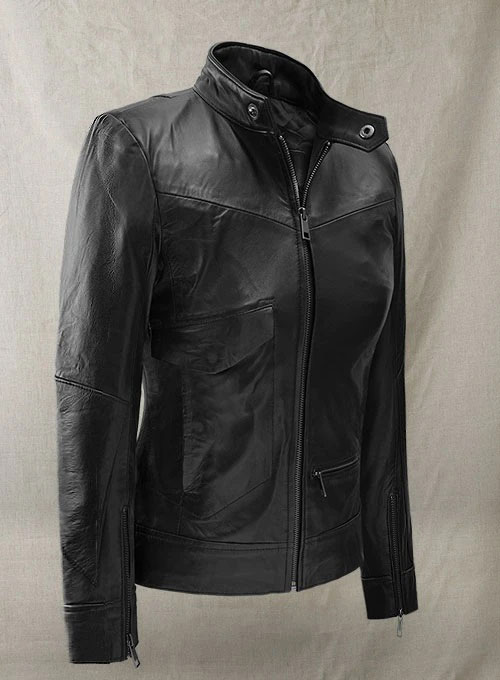 Elsa Pataky Leather Jacket