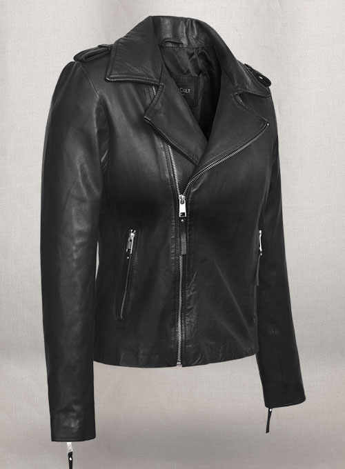 Elsa Pataky Leather Jacket #2