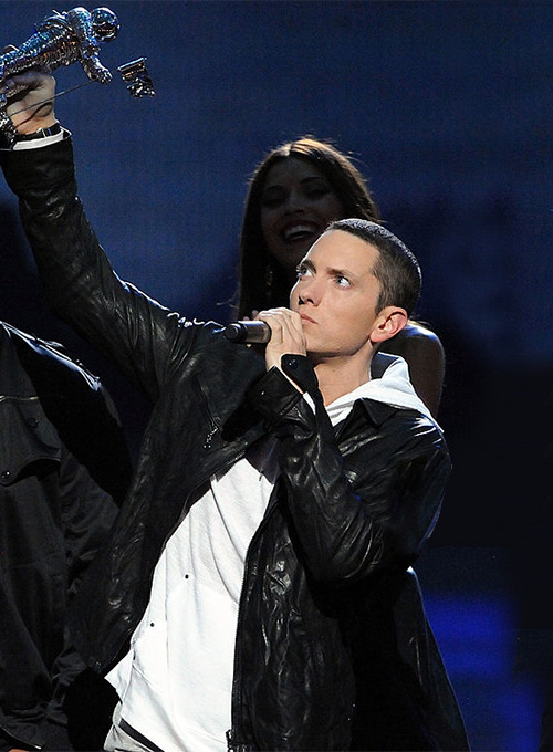 Eminem MTV Video Music Awards Leather Jacket - Click Image to Close
