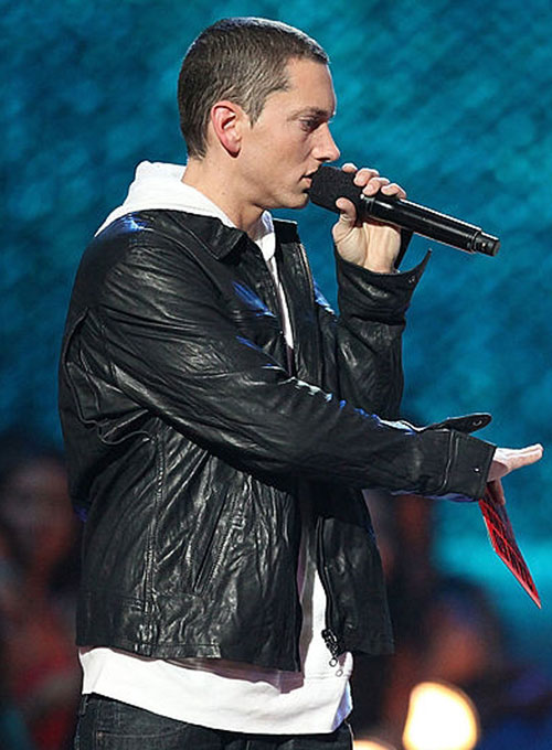 Eminem MTV Video Music Awards Leather Jacket - Click Image to Close