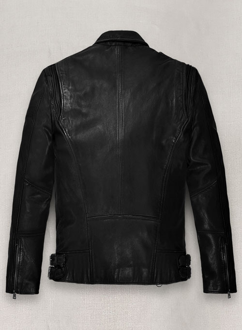 Falcon Black Rider Leather Jacket - Click Image to Close