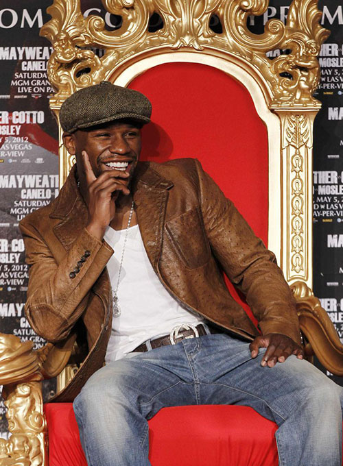 Floyd Mayweather Leather Blazer