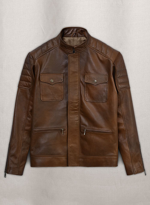 Frank Grillo Boss Level Leather Jacket - Click Image to Close