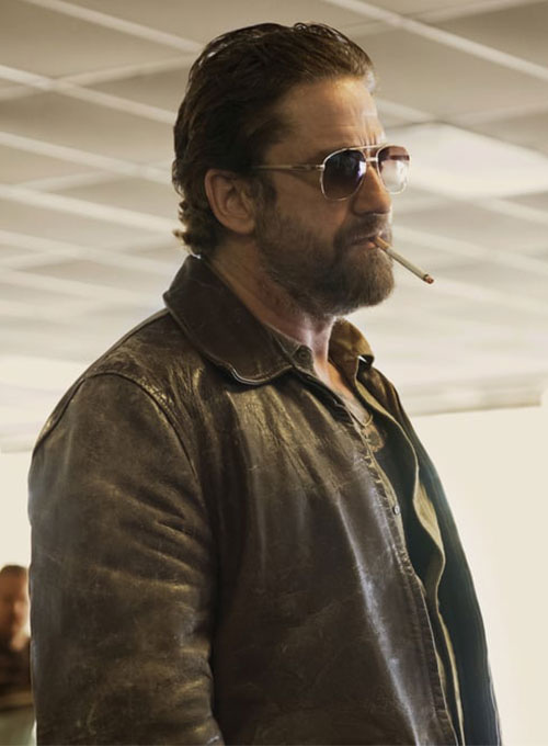 Gerard Butler Den Of Thieves Leather Jacket - Click Image to Close