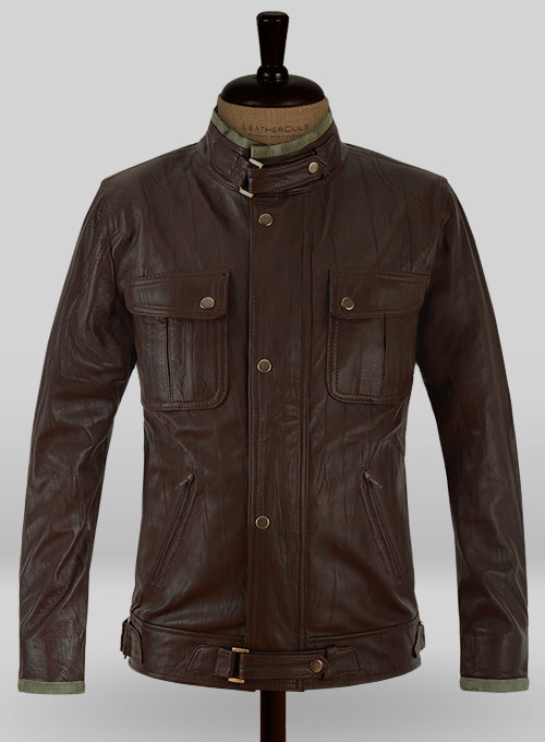 Gerard Butler Leather Jacket #1 - Click Image to Close