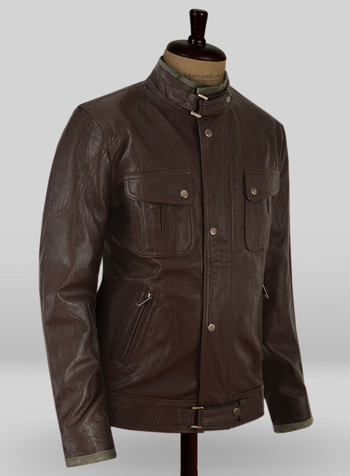 Gerard Butler Leather Jacket #1 - Click Image to Close