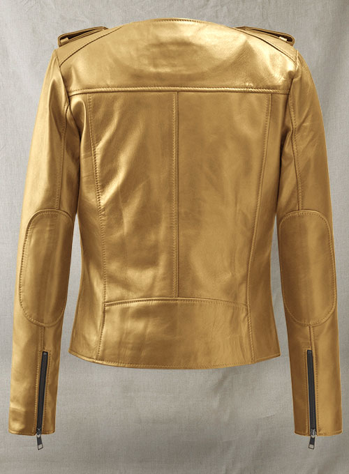 Golden Lizzy Caplan Now You See Me 2 Leather Jacket