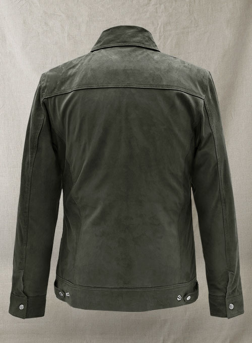 Brown Frodo Suede Leather Jacket - Click Image to Close