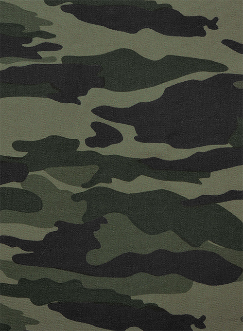 Green Stretch Camo Jacket