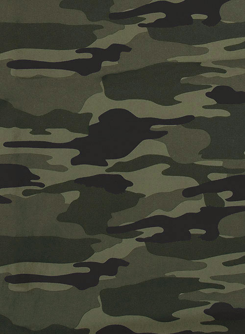 Green Stretch Camo Jacket