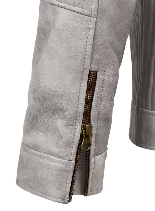 Harbor Gray Leather Jacket # 656 - Click Image to Close