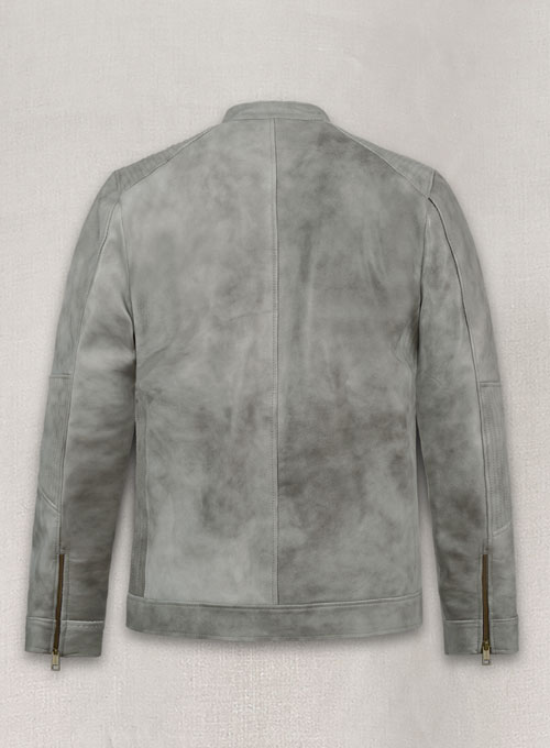 Harbor Gray Leather Jacket # 656