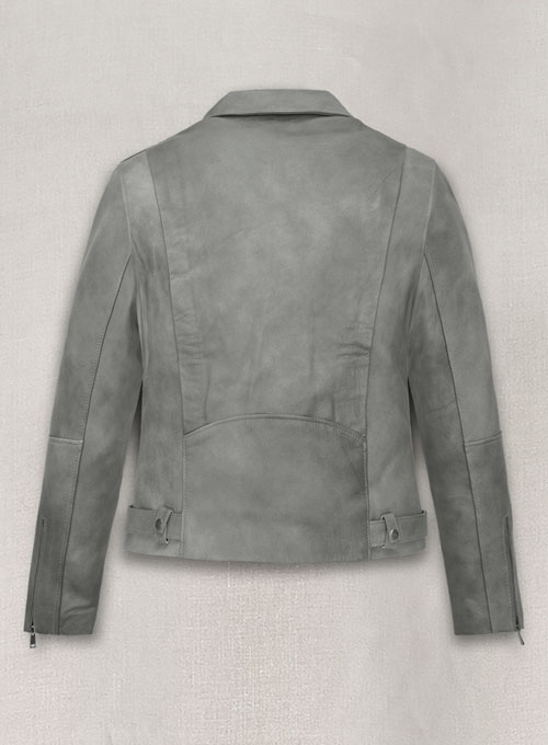 Harbor Gray Leather Jacket # 246