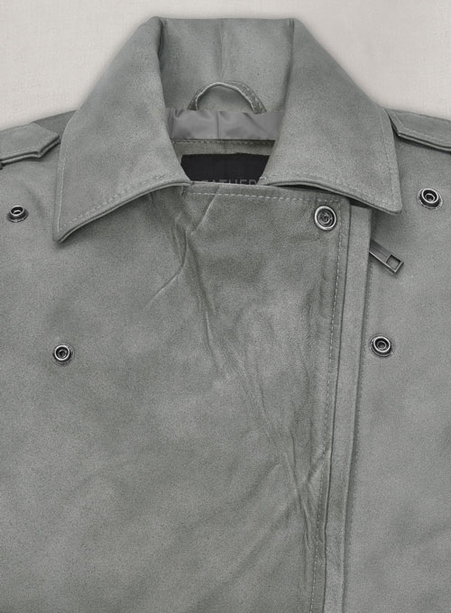 Harbor Gray Leather Jacket # 246 - Click Image to Close