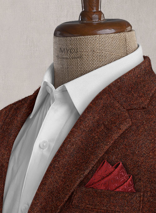 Harris Tweed Augustus Wine Jacket