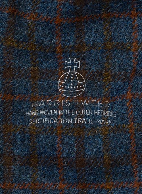 Harris Tweed Arcos Blue Jacket