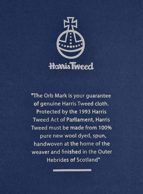 Harris Tweed Barley Royal Blue Jacket