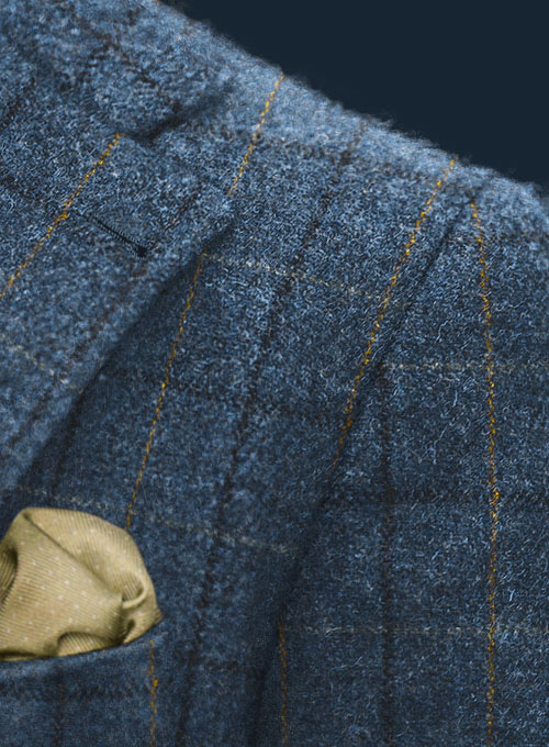 Harris Tweed Gordon Blue Jacket