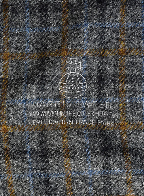 Harris Tweed Gray Checks Jacket