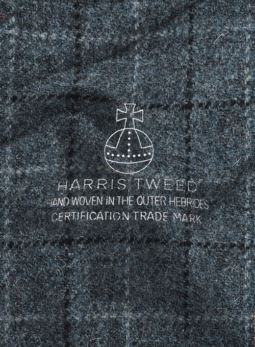 Harris Tweed Puvier Blue Jacket